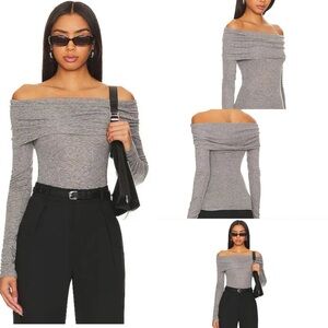 RUE SOPHIE Triomphe Top - Heather Grey in sz XS